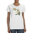 thumbnail image 1 of Illustrated State-florida T-Shirt Women -Jacob Green Designs, Female XX-Large, 1 of 4