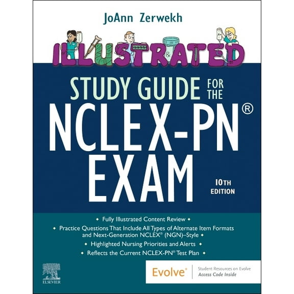 Illustrated Study Guide for the Nclex-Pn(r) Exam, (Paperback)