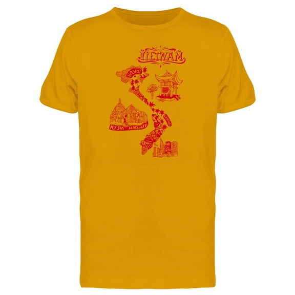 Illustrated Vietnam Tee Men's -Image by Shutterstock