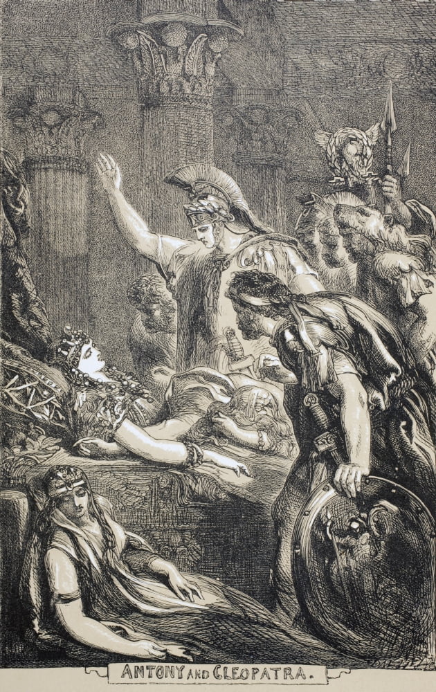 Illustration For Antony And Cleopatra By William Shakespeare From The Illustrated Library Shakspeare Published London 1890 Canvas Art - Ken Welsh Design Pics (22 x 36)
