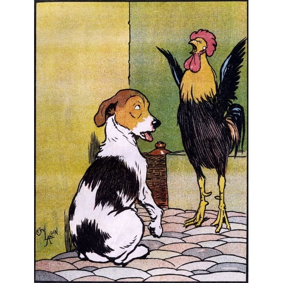 Illustration By Cecil Aldin My Pets And Their Ways Poster Print By Mary Evans Picture Library