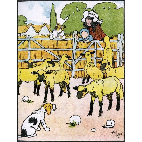 Illustration By Cecil Aldin My Pets And Their Ways Poster Print By Mary Evans Picture Library