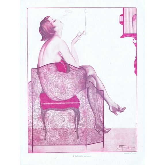 Illustration From Paris Plaisirs Number 39 September 1925 Poster Print By Mary Evans Jazz Age Club Collection