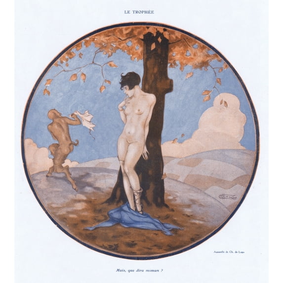 Illustration From Paris Plaisirs Number 70 April 1928 Poster Print By Mary Evans Jazz Age Club Collection