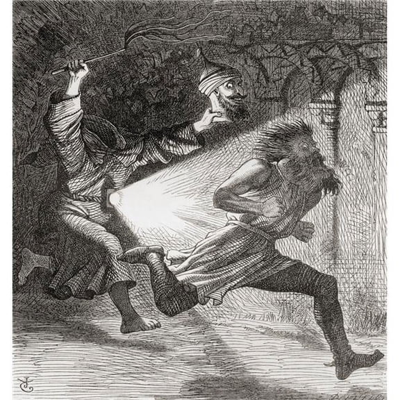 Illustration By J. Tenniel to The Poem The Ingoldsby Penance From The Book The Ingoldsby Legends Or Mirth & Marvels By Thomas Ingoldsby Published 1865 Poster Print - 14 x 15