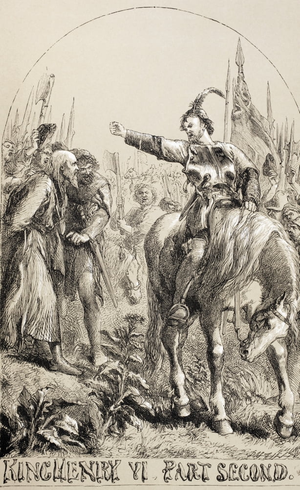 Illustration For King Henry Vi Part Two By William Shakespeare From The Illustrated Library Shakspeare Published London 1890 Canvas Art - Ken Welsh Design Pics (22 x 36)