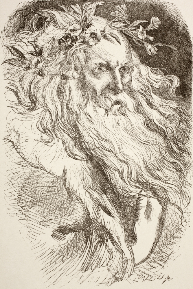 Illustration For King Lear By William Shakespeare From The Illustrated Library Shakspeare Published London 1890 Canvas Art - Ken Welsh Design Pics (24 x 36)