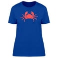 thumbnail image 1 of Illustration Of A Red Crab T-Shirt Women -Image by Shutterstock, Female x-Large, 1 of 2