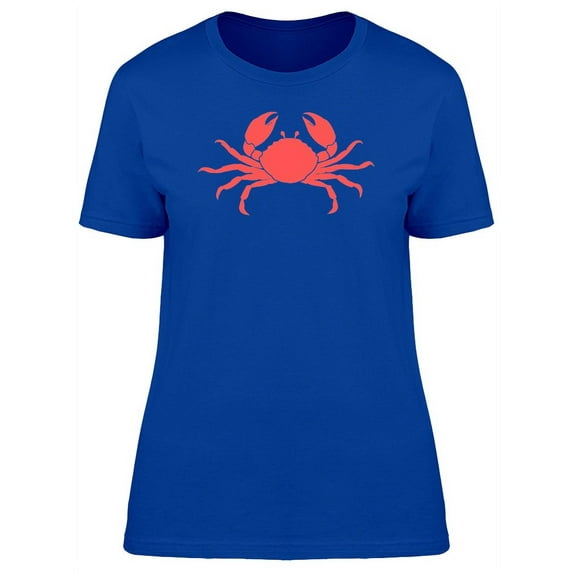 Illustration Of A Red Crab T-Shirt Women -Image by Shutterstock, Female x-Large