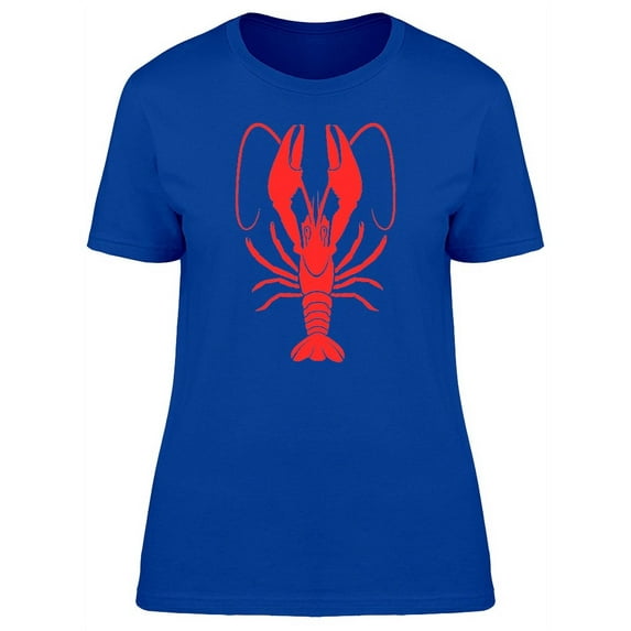 Illustration Of A Red Lobster T-Shirt Women -Image by Shutterstock, Female x-Large