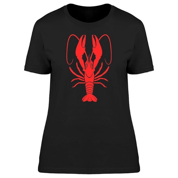 Illustration Of A Red Lobster T-Shirt Women -Image by Shutterstock, Female x-Large