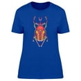 thumbnail image 1 of Illustration Of Colorful Scarab T-Shirt Women -Image by Shutterstock, Female XX-Large, 1 of 2
