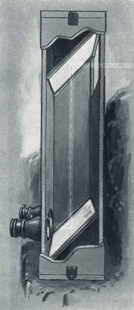 Illustration Of Periscope Field Glasses Used In Trench Warfare For Observing The Enemy From The Illustrated War News 1915 Canvas Art - Ken Welsh Design Pics (9 x 22)