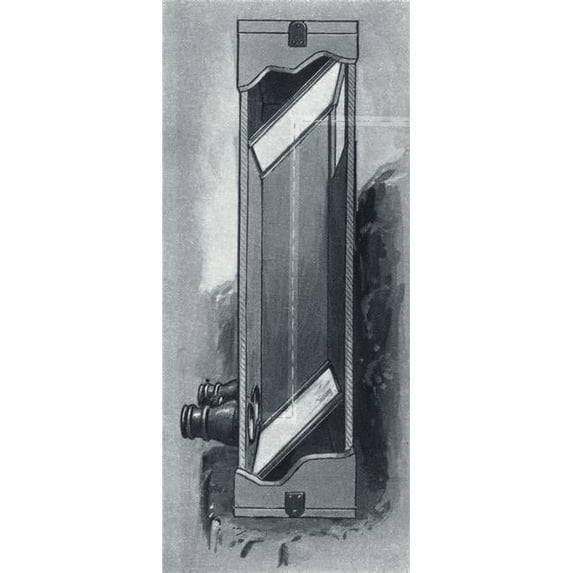Illustration of Periscope Field Glasses Used In Trench Warfare For Observing The Enemy From The Illustrated War News 1915 Poster Print, 12 x 30 - Large