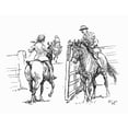 thumbnail image 1 of Illustration, Riders And Ponies At A Show Poster Print By Mary Evans Picture Library (24 X 18), 1 of 3