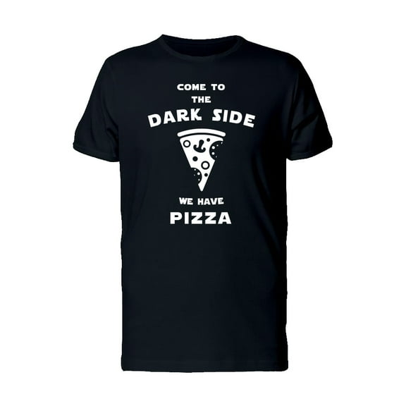 Illustration With Pizza Slice And Text T-Shirt Men -Image by Shutterstock, Male Medium