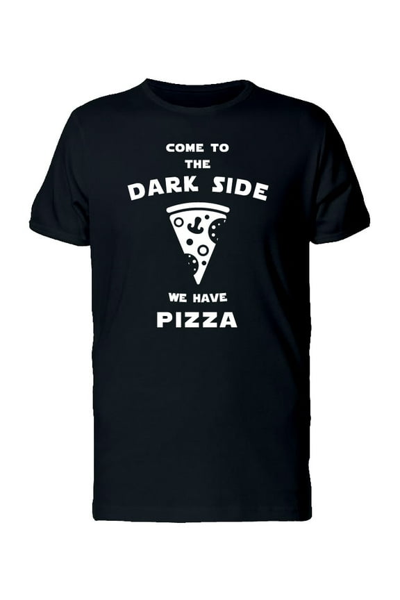 Illustration With Pizza Slice And Text T-Shirt Men -Image by Shutterstock, Male Medium