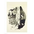 thumbnail image 1 of Illustration for 'The Raven', by Edgar Allen Poe, 1875 Poster Print by Edouard Manet (18 x 24), 1 of 4