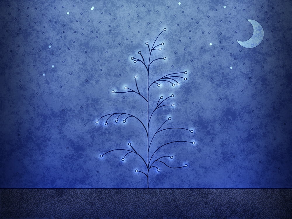 Illustration of a first snowfall Canvas Art - Vlad GerasimovStocktrek Images (33 x 25)