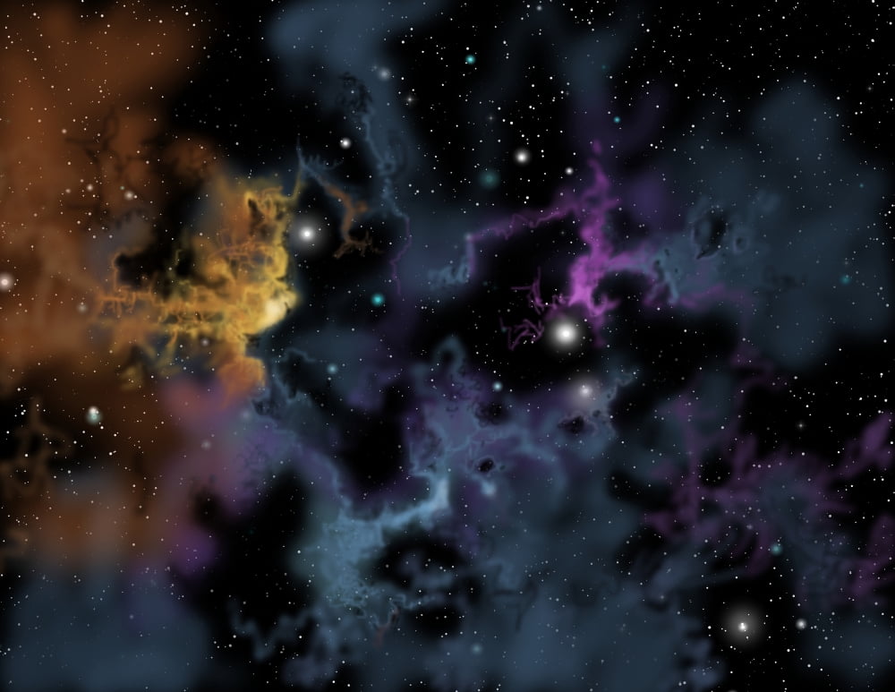 Illustration of a gaseous nebula from which star formation may occur Canvas Art - Ron MillerStocktrek Images (16 x 13)