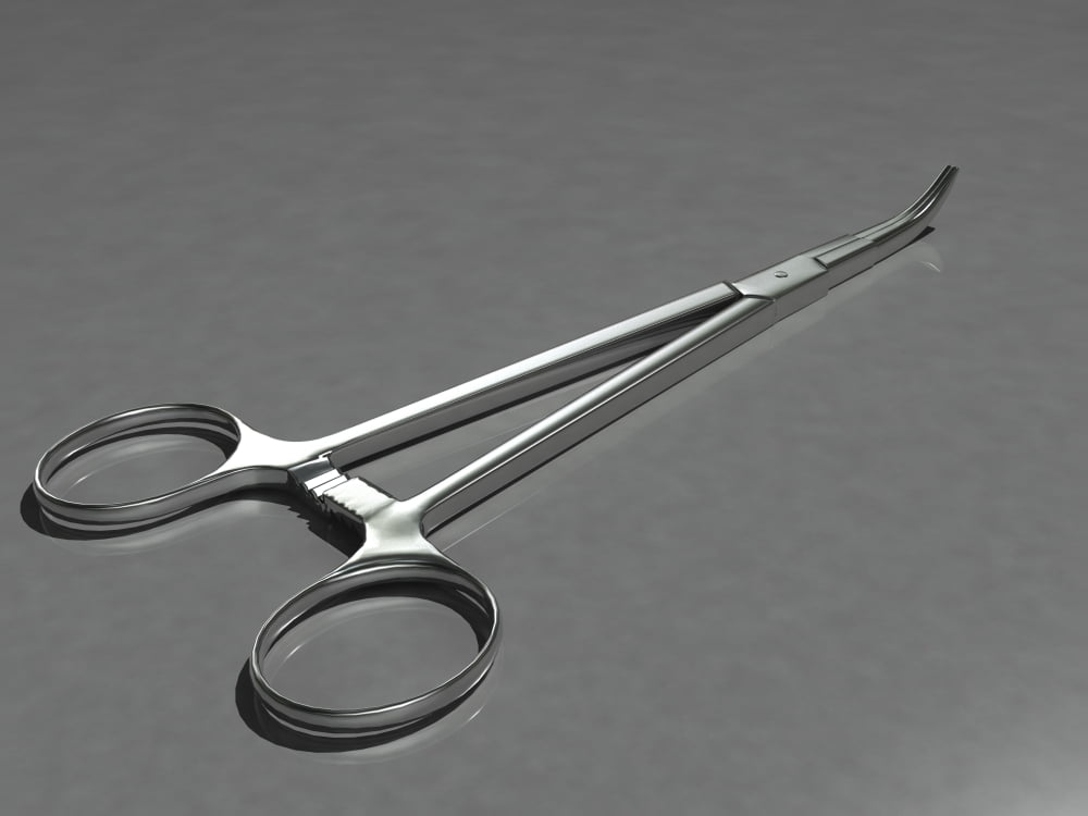 Illustration of a hemostat Canvas Art - Stocktrek Images (17 x 13)