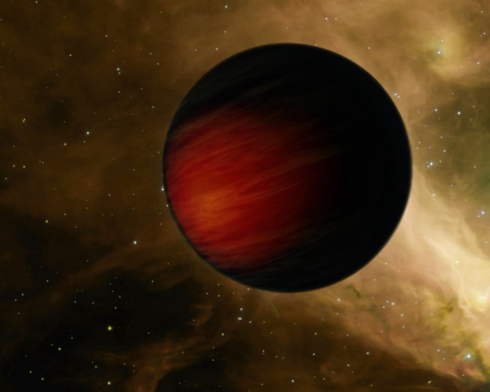 Illustration of a hot Jupiter called HD 149026b Canvas Art - Stocktrek Images (31 x 25)