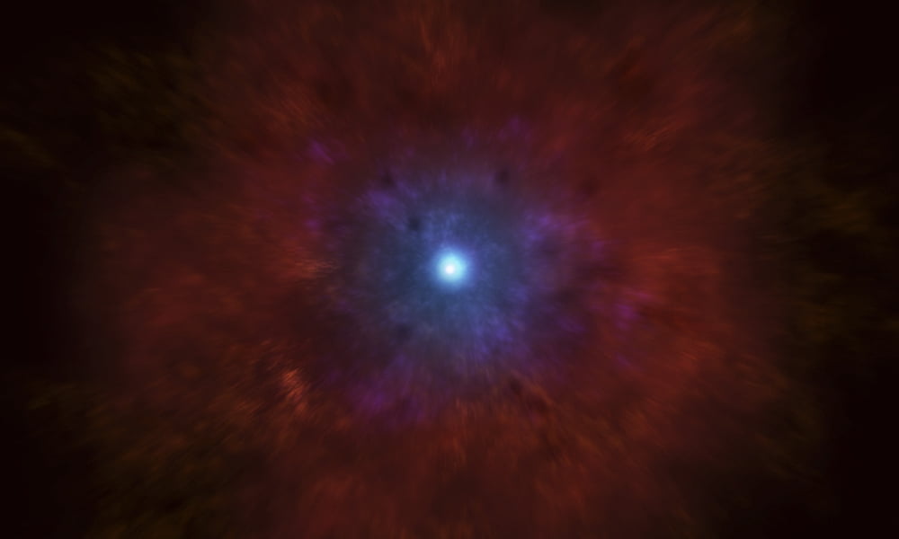 Illustration of a massive star going supernova Canvas Art - Fahad SulehriaStocktrek Images (37 x 22)