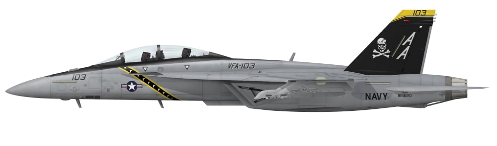 Illustration of an FA-18F Super Hornet Canvas Art - InkwormStocktrek Images (52 x 16)