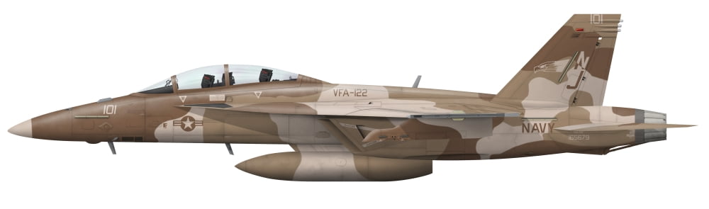 Illustration of an FA-18F Super Hornet Canvas Art - InkwormStocktrek Images (53 x 16)