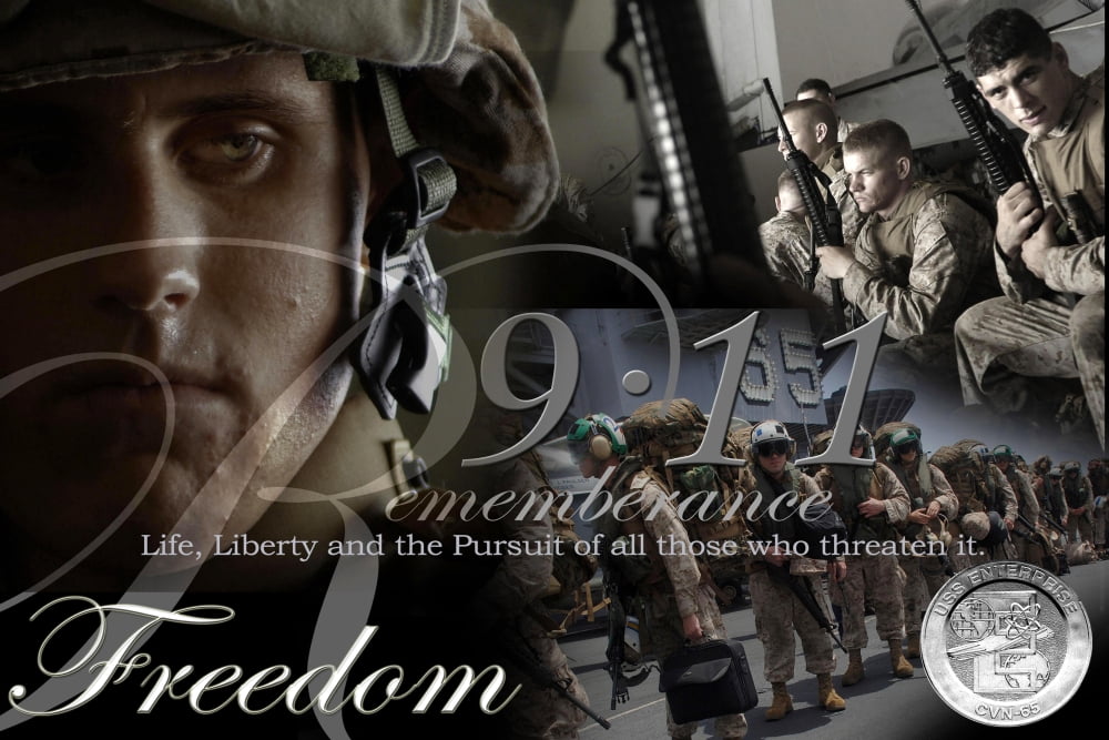 Illustration of crew members involved in Operation Enduring Freedom Canvas Art - Stocktrek Images (34 x 23)