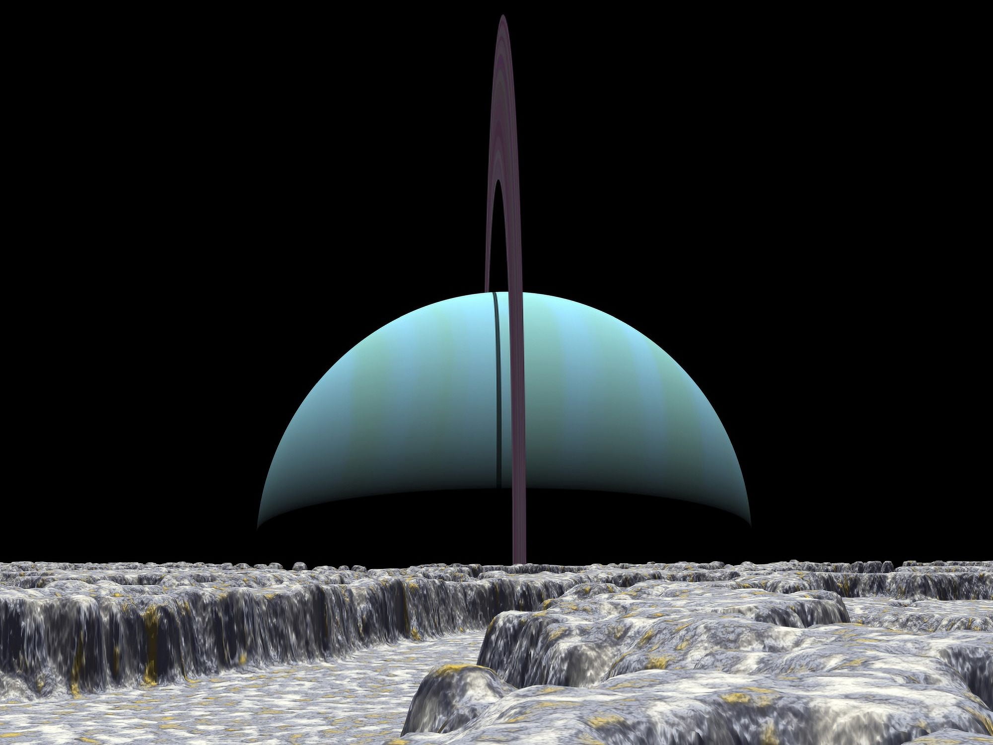 Illustration of the giant extrasolar planet 70 Virginis b Canvas Art - Walter MyersStocktrek Images (17 x 13)