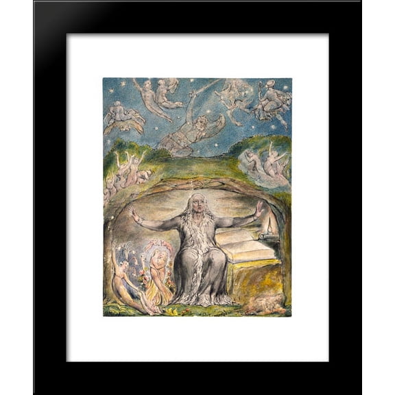 Illustration to Milton`s L`Allegro and Il Penseroso 20x24 Framed Art Print by...