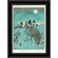 thumbnail image 1 of Illustration to 'The crane and heron. Bear.' 20x24 Black Ornate Wood Framed Canvas Art by Narbut, Heorhiy, 1 of 2