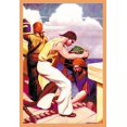 thumbnail image 1 of Illustrations of pirates from "The Book of Pirates" relaying tales of adventure for children. Poster Print by George Taylor (18 x 24), 1 of 1