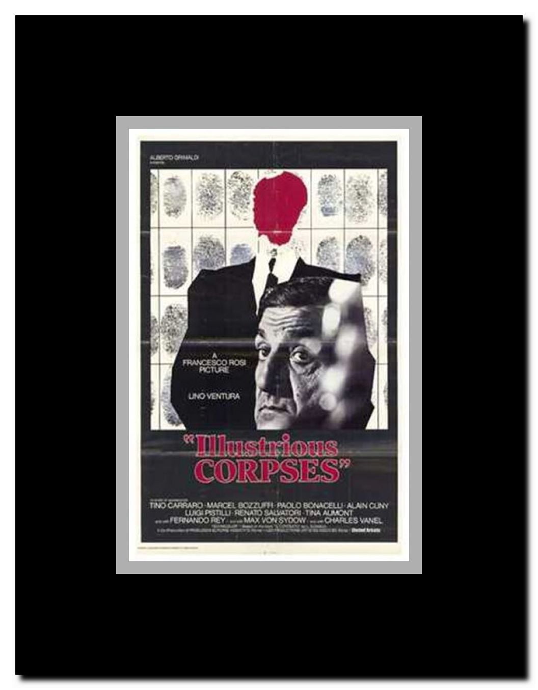 Illustrious Corpses Framed Movie Poster