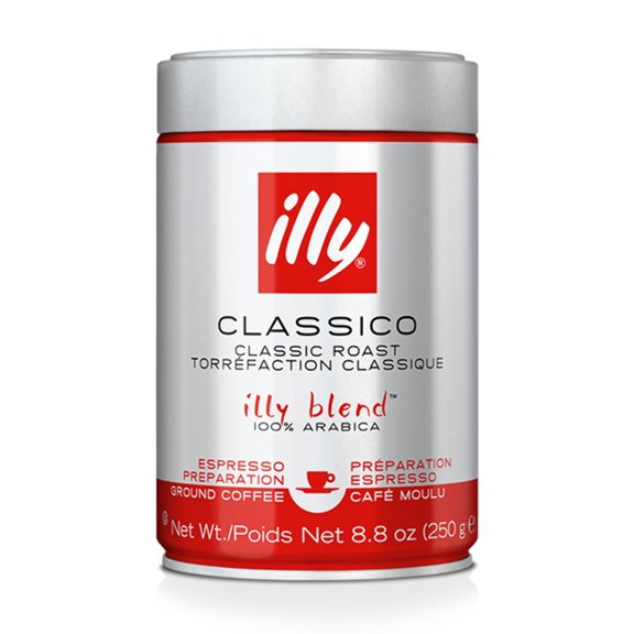 Illy Espresso Ground Coffee 250G, Imported from Britain