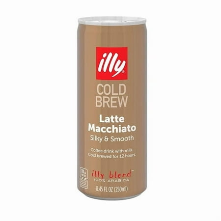 Illy Coffee Drink Latte Macchiato Cold Brew 8.45 Fl Oz