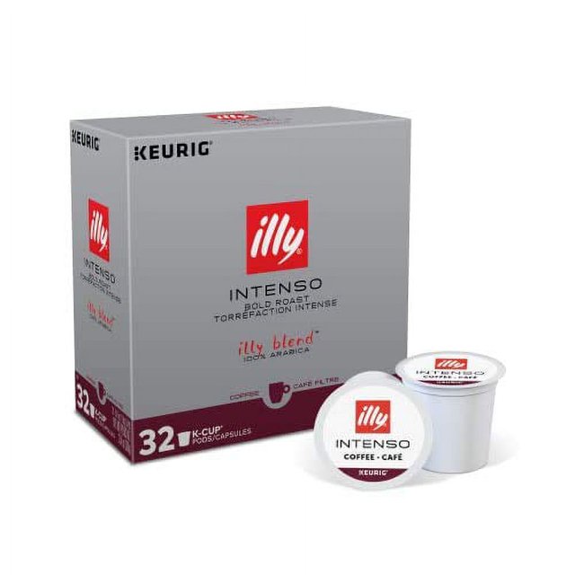 Illy Coffee, Intense & Robust, Intenso Dark Roast Coffee KCups, Made