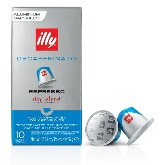 Illy Espresso Compatible Capsules - Single-Serve Coffee Capsules & Pods - Classico Decaf Roast  10 Count
