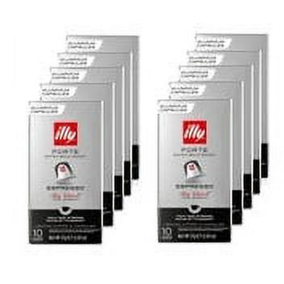 illy Espresso Forte Coffee, Extra Bold Roast (40-Count Single Serve Capsules, Compatible with Nespresso Original Line System Coffee Machines)