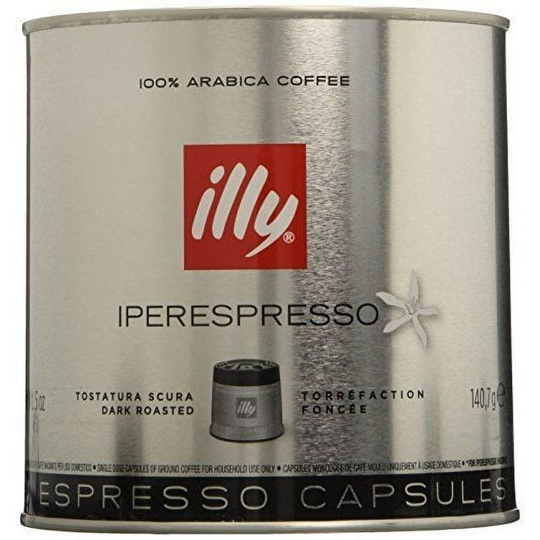 Illy Iperespresso Capsules Dark Roast 21-Count Capsules - 6 pack 