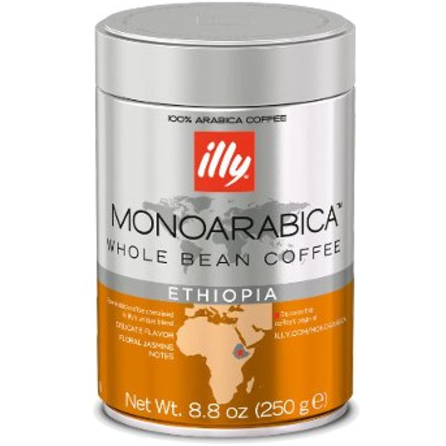 Grain coffee ILLY Arabica Selection Ethiopia, 250 g - Delivery