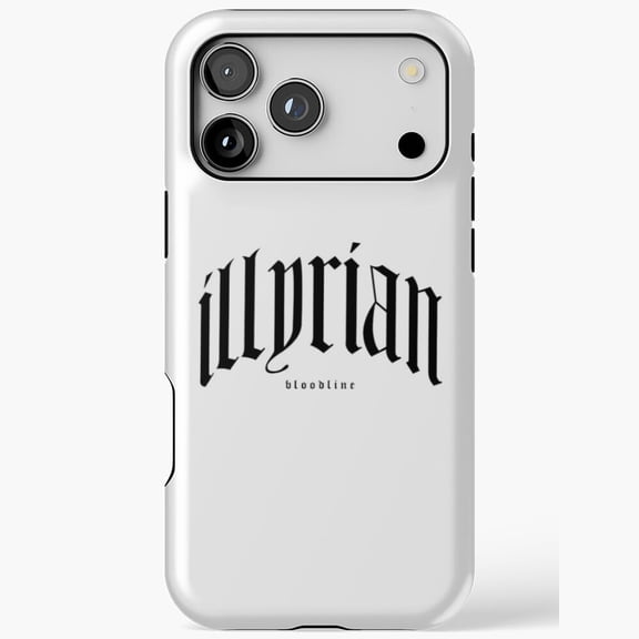 Illyrian Inspired Minimalist Book Art Phone Case for iPhone 11 12 13 14 15 16 17 Pro Max