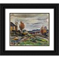 thumbnail image 1 of Ilmari Aalto 14x12 Black Ornate Wood Framed Double Matted Museum Art Print Titled: Storm (1915), 1 of 5