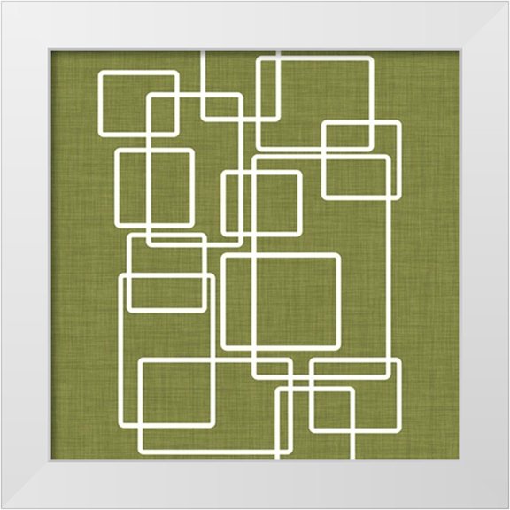 Ilosky, Pam 12x12 White Modern Wood Framed Museum Art Print Titled - Retro Mod Collection D