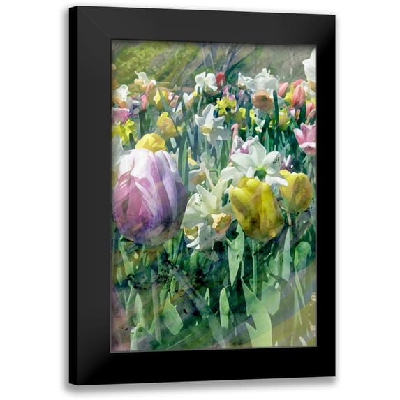 Ilosky, Pam 13x18 Black Modern Framed Museum Art Print Titled - Spring at Giverny II