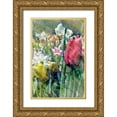 thumbnail image 1 of Ilosky, Pam 17x24 Gold Ornate Wood Framed with Double Matting Museum Art Print Titled - Spring at Giverny III, 1 of 4