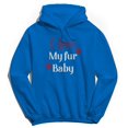 thumbnail image 1 of Ilovemyfurbaby Humor Graphic Royal Men's Crewneck Sweatshirt Hoodie, 1 of 1