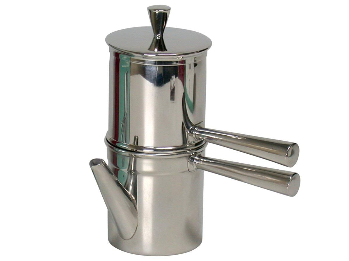 Ilsa Stainless Steel Neapolitan Coffee Maker with Spout