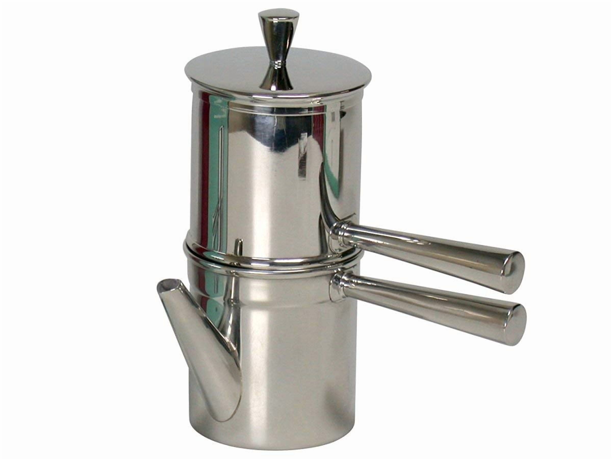 Ilsa Stainless Steel Neapolitan Coffee Maker with Spout, 6 Cup